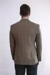 Desensiz Slim Fit Spor Kahverengi Erkek Ceket - Wessi-5