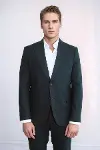 Desensiz Slim Fit Spor Siyah Erkek Ceket - Wessi-2