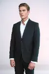 Desensiz Slim Fit Spor Siyah Erkek Ceket - Wessi-3