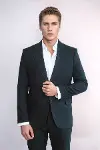 Desensiz Slim Fit Spor Siyah Erkek Ceket - Wessi-4