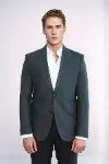 Desensiz Slim Fit Spor Füme Erkek Ceket - Wessi-2