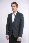 Desensiz Slim Fit Spor Füme Erkek Ceket - Wessi-3