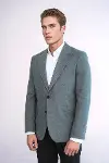 Desensiz Slim Fit Spor Gri Erkek Ceket - Wessi-2