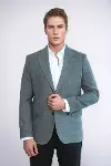Desensiz Slim Fit Spor Gri Erkek Ceket - Wessi-3