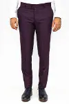 Kazayağı Desenli Bordo Erkek Pantolon - Wessi-4