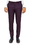 Kazayağı Desenli Bordo Erkek Pantolon - Wessi-1