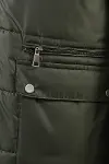 Slim Fit Kapüşonlu Yeşil Erkek Şişme Mont - Wessi-6