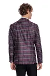 Slim Fit Sivri Yaka Mor Erkek Ceket - Wessi-9