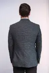 Kruvaze Slim Fit Erkek Lacivert Ceket - Wessi-5