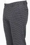 Desenli Slim Fit Koyu Gri Erkek Pantolon - Wessi-2