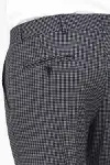 Desenli Slim Fit Koyu Gri Erkek Pantolon - Wessi-3