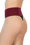 Bordo MI 2048 Seamless Çift Renk String Korse-2