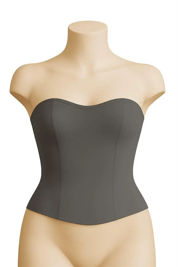 Gri MI Emay 9155 Terletici Korse Büstiyer