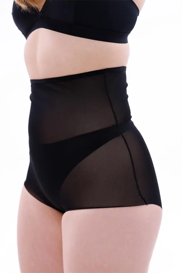 Siyah MI EMAY 2706 Lazer Tül Toparlayıcı Slip Hayalet Külot Korse-3 Siyah MI EMAY 2706 Lazer Tül Toparlayıcı Slip Hayalet Külot Korse-3