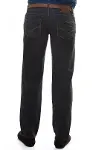 Düz Kesim Yıkamalı Kumaş Füme Erkek Pantolon - Wessi-3