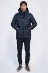 Slim Fit Kapüşonlu Lacivert Erkek Şişme Mont - Wessi-5