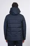 Slim Fit Kapüşonlu Lacivert Erkek Şişme Mont - Wessi-7