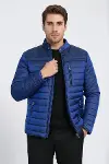 Şişme Saks Mavisi Erkek Mont - Wessi-3