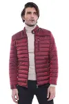 Burgundy Down Men Coat - Wessi-2