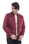 Burgundy Down Men Coat - Wessi-3