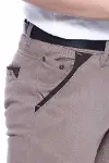 Gabardin Kumaş Bej Erkek Pantolon - Wessi-2