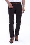 Gabardin Kumaş Acı Kahve Erkek Pantolon - Wessi-1