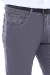 Gabardin Kumaş Gri Erkek Pantolon - Wessi-2