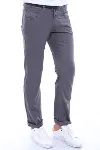 Gabardin Kumaş Gri Erkek Pantolon - Wessi-1