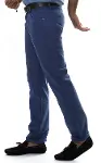 Slim Fit 5 Cepli Pamuk Erkek Mavi Pantolon - Wessi-2