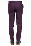 Düz Bordo Erkek Pantolon - Wessi-3