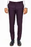 Düz Bordo Erkek Pantolon - Wessi-1
