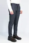Düz Koyu Lacivert Erkek Pantolon - Wessi-3