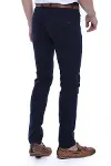 Slim Fit Düz 5 Cepli Lacivert Erkek Pantolon - Wessi-4