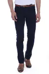 Slim Fit Düz 5 Cepli Lacivert Erkek Pantolon - Wessi-1