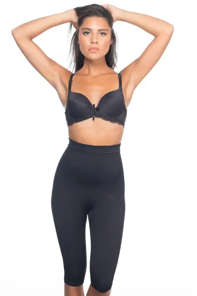 Siyah MI Emay 2040 Anti Selülit Boxer Korse