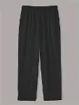 Kadın Beli Lastikli Bağcıklı Cep Ve Pantolon Ucu Güpür Detaylı Pantolon-5