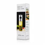 100 ML SPREY CAM YAĞDANLIK KROM - RENKLİ SPREY KAFA - İNCE UZUN ŞİŞE (4745)-4