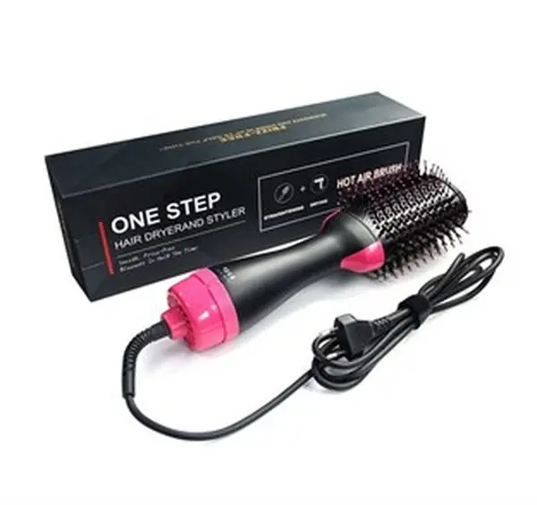 2İN1 ONE STEP KURUTMALI SAÇ DÜZLEŞTİRİCİ - ELEKTRİKLİ FÖN TARAK 1200W (4745)