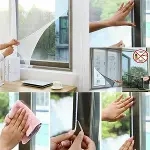 Tüm Cam Pencere Kapılara Uyumlu Çift Kanat Pencere Sinekliği (4745)-3