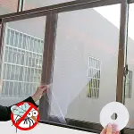 Tüm Cam Pencere Kapılara Uyumlu Çift Kanat Pencere Sinekliği (4745)-1