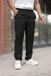 Erkek Beli Lastikli Pera Keten Pantolon-1
