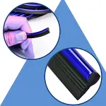 Mavi Araba Oto&nbsp;Trim Dekorasyon Şeridi Kauçuk Elastik Kolay Kurulum 5 metre Şerit Bant (4745)-2