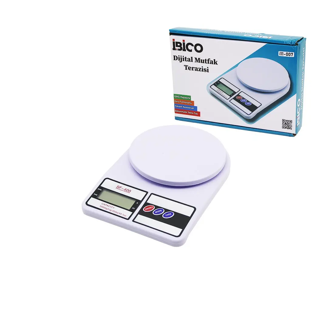 DİJİTAL - PİLLİ MUTFAK TERAZİSİ TARTI 10KG / 1GR (4745)