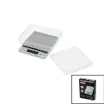 SUPERIOR MINI I-2000 3000GR/0.1GR MİNİ=10.5X13CM HASSAS TARTI - TERAZİ ŞEFFAF PLS.KAPAK  PİLLİ (4745)-1