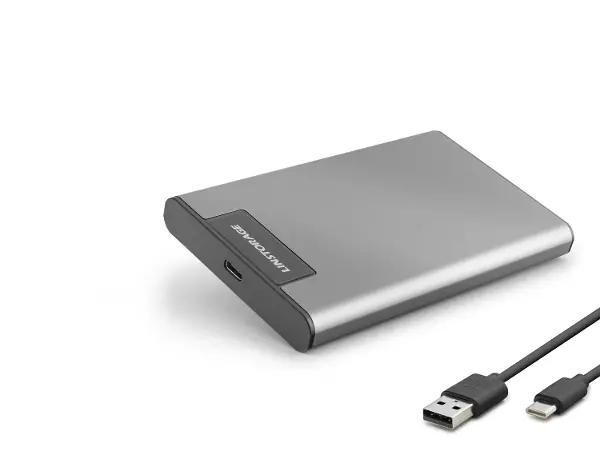 2.5 Inç Sata Hdd/Ssd Harici Disk Kutusu Usb 3.0 Type-C Rgb - Gümüş HDX1782