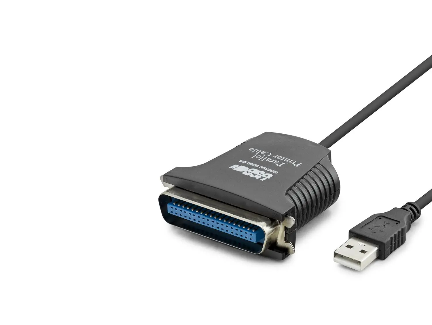 Usb To Paralel Lpt Yazıcı Dönüştürücü Kablosu 80 Cm Siyah HDX7526