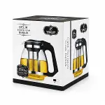 ÇELİK SÜZGEÇLİ CAM DEMLİK 1500ML (4745)-2