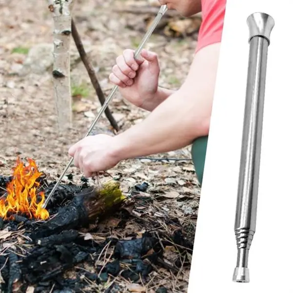 Teleskopik Ateş Başlatıcı Outdoor Üfleme Borusu 63 Cm (4745)