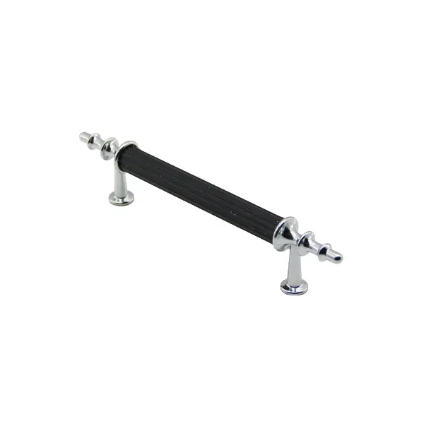 10 ADET KROM - SİYAH BORU KULP 9.6CM (4745)