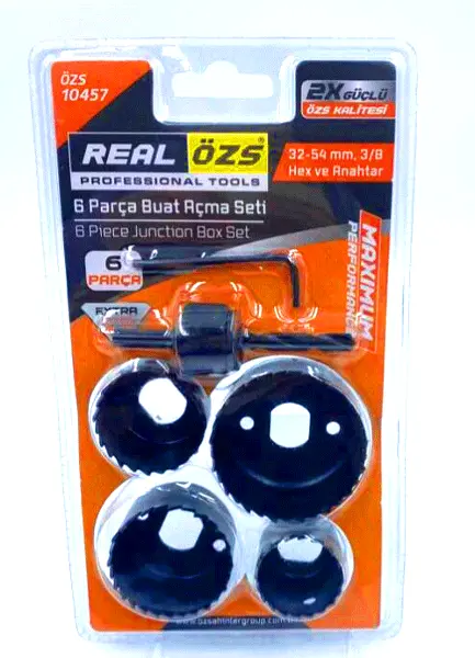 6 PARÇA BUAT AÇMA PANÇ SETİ 38-54MM- 3/8 HEX - ANAHTAR (4745)